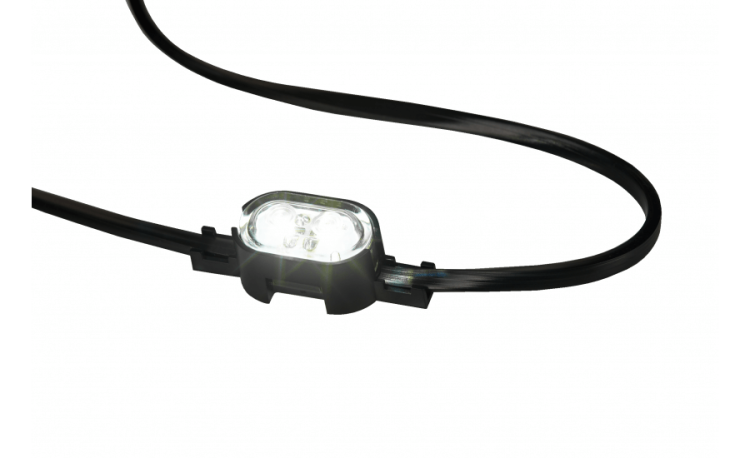 Lampa LED Horpol ZLD 2644 świecąca białym światłem, zamontowana na przewodzie